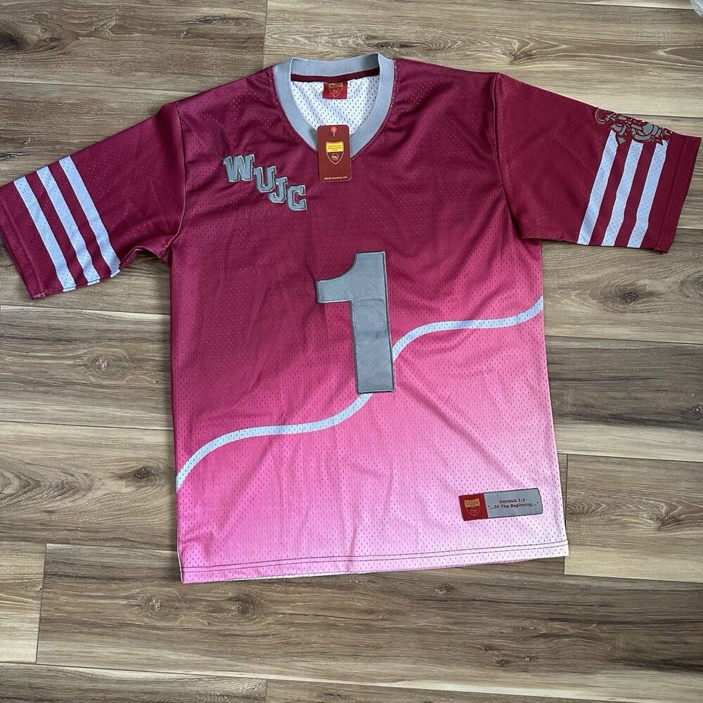 WUJC Christ 1 Jersey Size XL New Christian Faith Sports Streetwear 24x30